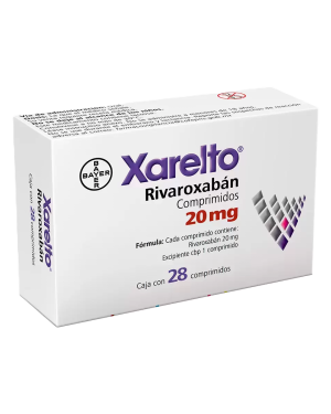 Xarelto (rivaroxaban) 20mg c/28 tabs
