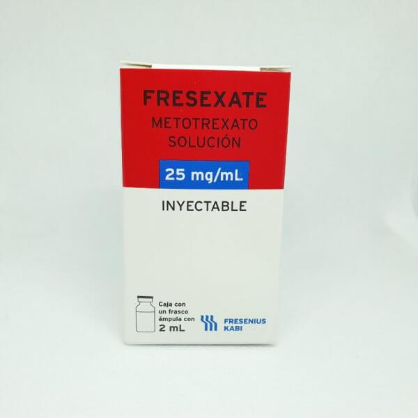 FRESEXATE 50 MG Sol. Iny. c/1 FCO. AMP. 2 ML. 25 MG/1 ML. (METOTREXATO)