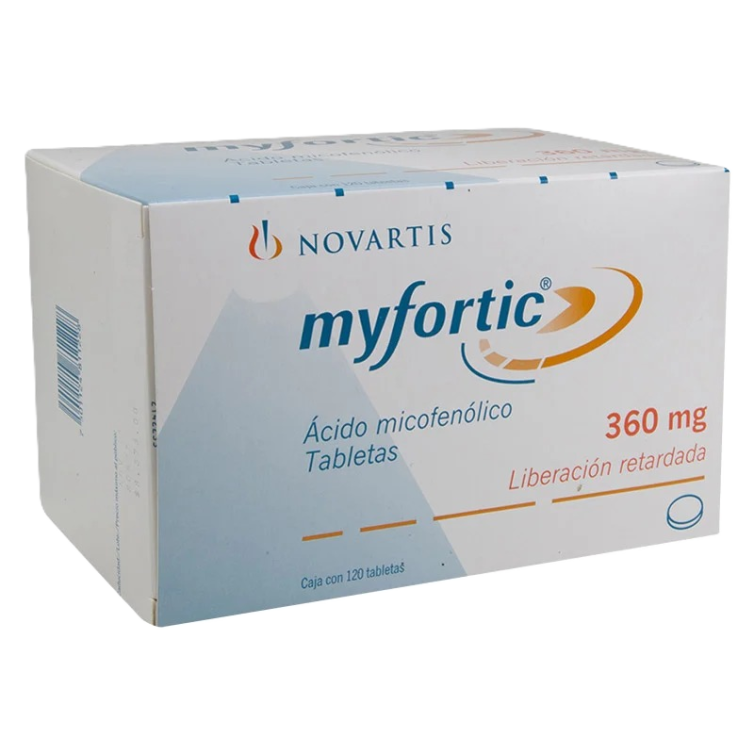 Myfortic (ácido microfenólico) 360mg c/120 tabs