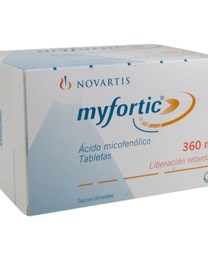 Myfortic (ácido microfenólico) 360mg c/120 tabs
