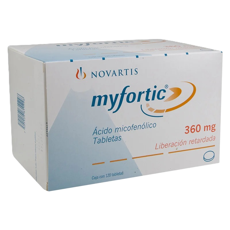 Myfortic (ácido microfenólico) 360mg c/120 tabs