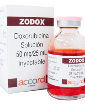ZODOX 50 MG C/25 ML (Doxorrubicina)